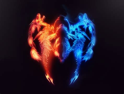 Ice and fire by Static-ghost on DeviantArt