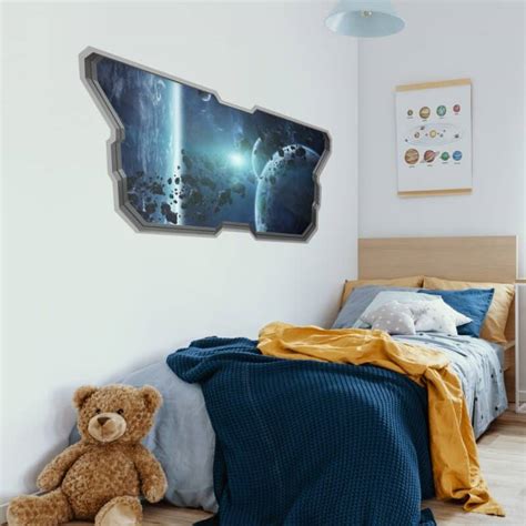 Asteroid Belt 3D Effect - Moonwallstickers.com