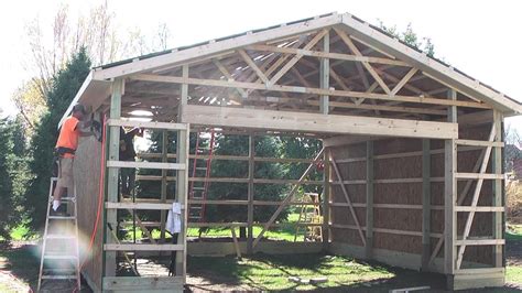 How to build a pole barn garage - Builders Villa
