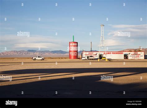 Alamo Fireworks in Nevada, America Stock Photo - Alamy