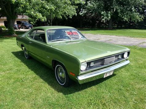 Make: Plymouth Model: Duster Year: 1972 Exterior Color: Green Interior Color: Green Doors: Two ...