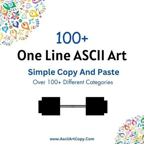 100+ One Line ASCII Art (Simple Copy And Paste)