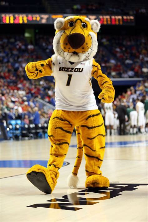 missouri tigers mascot | The Missouri Tigers mascot performs during the second round of the ...