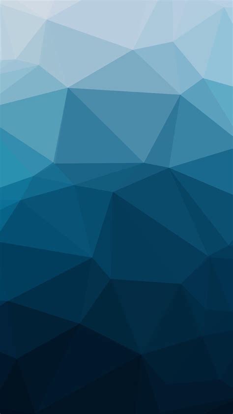 Blue Geometric Wallpaper