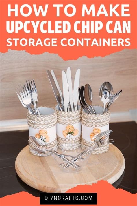 Upcycle Pringles Cans into These Rustic Storage Containers - DIY & Crafts