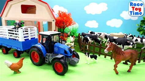 Cattle Comes to the Farm - Fun Animals Toys For Kids - YouTube