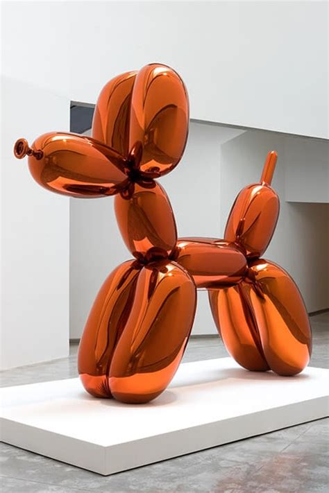 Koons’ Balloon Dog Orange – sculpture created in high-chromium stainless steel | Jeff koons art ...