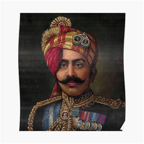 "MAHARAJA PORTRAIT" Poster by nsinghrathore | Redbubble