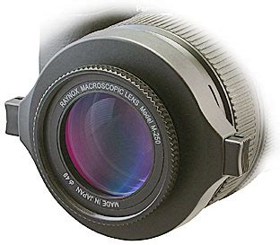 DCR-250 Super Macro conversion lens for D-SLR cameras, 4K and HDV Camcorders