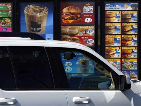 McDonald's might change the drive-thru menu to a few of its most ...