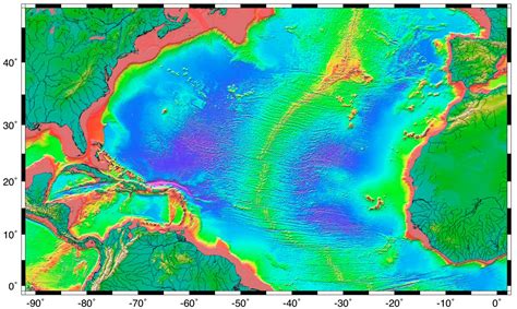 18.1 The Topography of the Sea Floor – Physical Geology – 2nd Edition