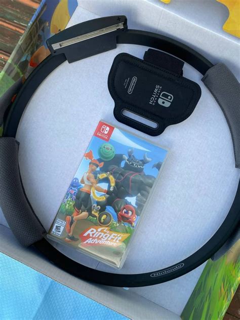 Nintendo Switch Ring Fit Adventure Complete Set, Video Gaming, Video Games, Nintendo on Carousell