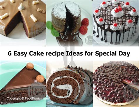 Easy Cake recipe Ideas for Special Day – Food Fusion