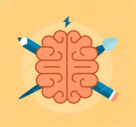 Concept of creativity and intelligence Stock Vector by ©mrvvv 66267893