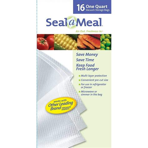 Seal-A-Meal Quart-Size Bags, 16 ct. - Walmart.com - Walmart.com