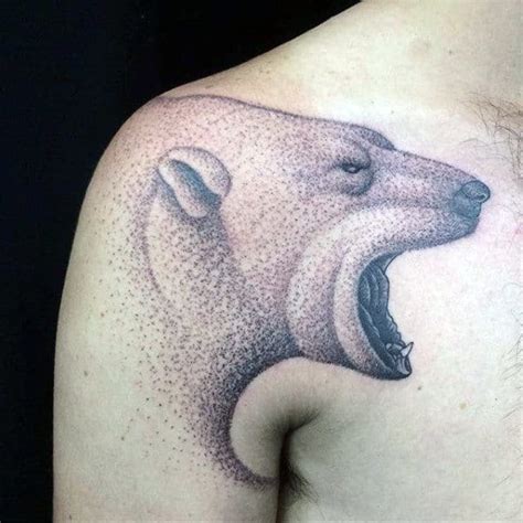 60 Polar Bear Tattoo Designs For Men - Arctic Ink Ideas