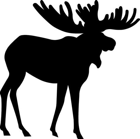 Moose Silhouette Vector at GetDrawings | Free download