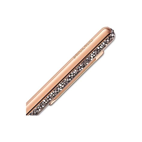 Crystal Shimmer Ballpoint Pen with Rose Gold Plating in Rose Gold | Swarovski UK