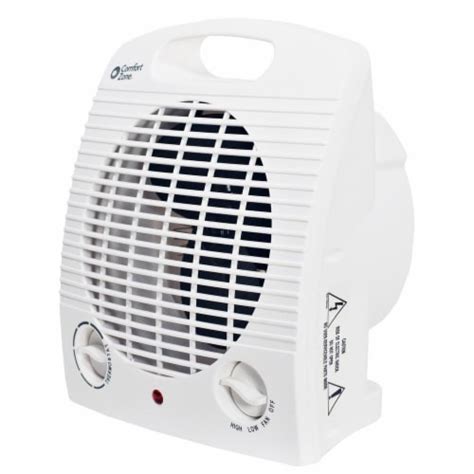 Comfort Zone Compact Portable Electric Space Heater Fan Combination ...