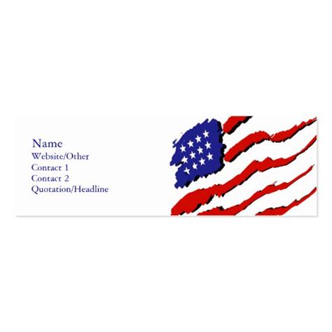 American Flag Business Card Templates Free