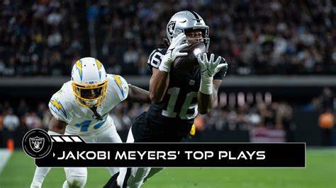 Jakobi Meyers’ Top Plays From the 2023 Season | Highlights | Raiders ...