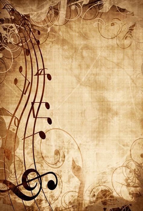 Shop for Old music sheet with Musical Notes Wallpapers in Music Theme ...