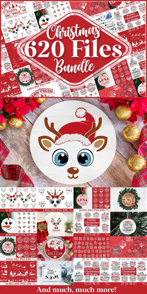 Christmas SVG Bundle with 600+ Items