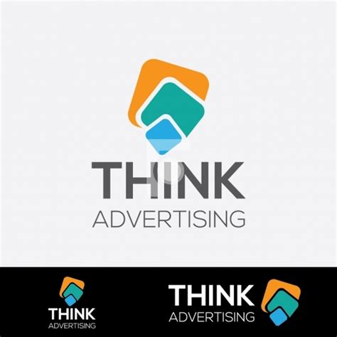 Think Advertising Design Agency Logo - Readymade Company Logo Te - Logo & Corporate Identity ...