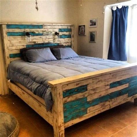 100 DIY Recycled Pallet Bed Frame Designs - Page 5 of 6 - Easy Pallet Ideas