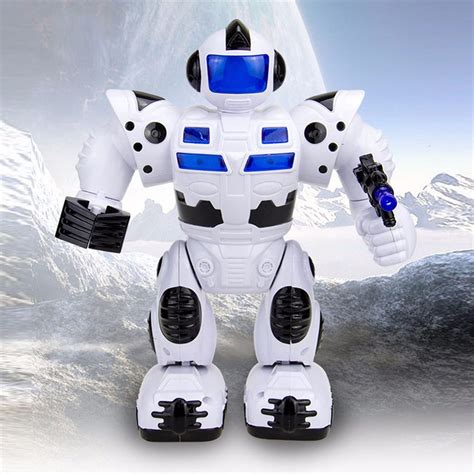 Simulation Walking Speech Walking Robot Kids Toy Gift Lighten Electronic Toy Robot Christmas ...