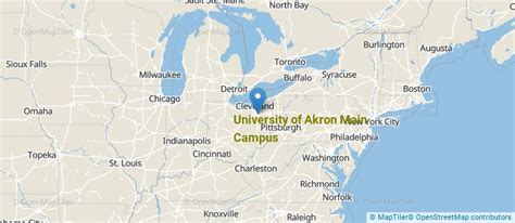 University of Akron Main Campus Overview