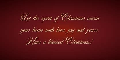 Christmas Calligraphy Font | Webfont & Desktop | MyFonts