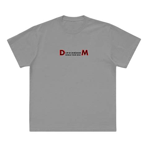 Depeche Mode Logo / Skull Stripe Grey Tee 2024 – Depeche Mode EU