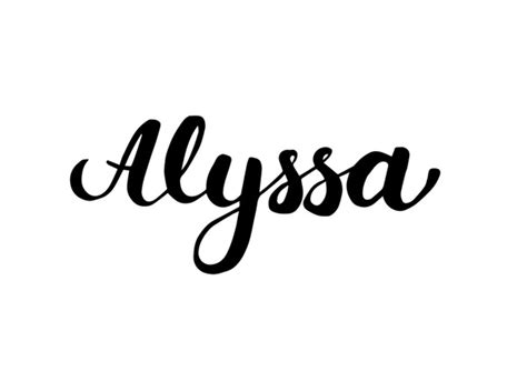 Alyssa: Over 24 Royalty-Free Licensable Stock Vectors & Vector Art ...