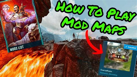 HOW TO PLAY MOD MAPS IN Ark Survival Ascended! How to Play Svartalfheim CUSTOM MAP! - YouTube