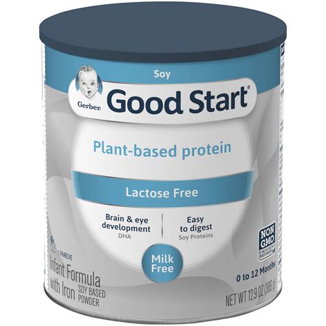 Nestle Good Start Soy Plus Infant Formula, Soy Based, with Iron, Powder ...