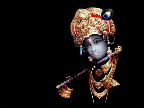 Online crop | HD wallpaper: Lord Sri Kirshna, Hindu god poster, Lord Krishna, flute, art and ...