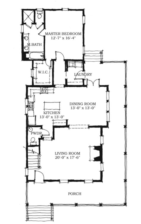 Farmhouse Style House Plan - 3 Beds 2.5 Baths 2038 Sq/Ft Plan #894-1 Floor Plan - Main Floor ...