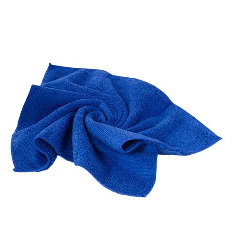 24 Pack Large Blue Microfiber Cleaning Cloth No-Scratch Rag Car Polishing Detailing Towel ...