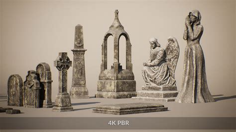 ArtStation - Gothic Graveyard Kit | Game Assets