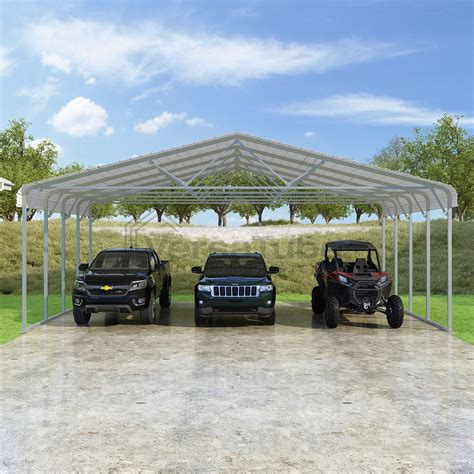 Classic Carport - 30'W x 20'L x 10'H - Carport or Shelter - Building Kits