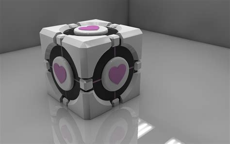 Companion cube wallpaper by EpIcxMiMiiCzZ on DeviantArt