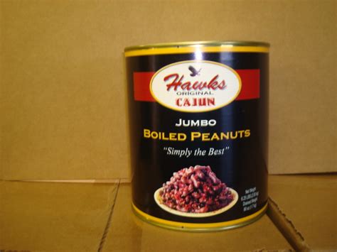 Cajun Peanuts – 4 60oz Cans | Hawks Boiled Peanuts