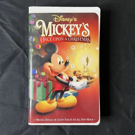 MICKEY'S ONCE UPON A Christmas (VHS, 1999, Disney) Video Tapes Movies Kids $5.00 - PicClick