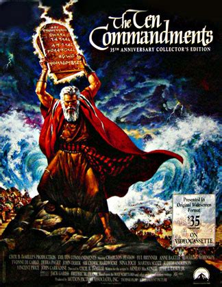 The Ten Commandments 1956 Poster