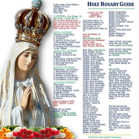 The month of October) is dedicated to the Holy Rosary. #pinterest #theholyrosary Until about the ...