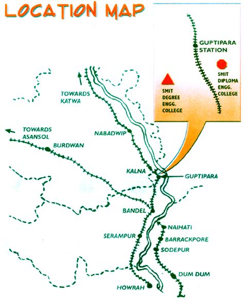 LOCATION OF THE INSTITUTE ~ SAROJ MOHAN INSTITUTE OF TECHNOLOGY