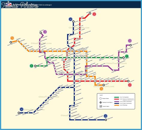 Shijiazhuang Subway Map - TravelsFinders.Com