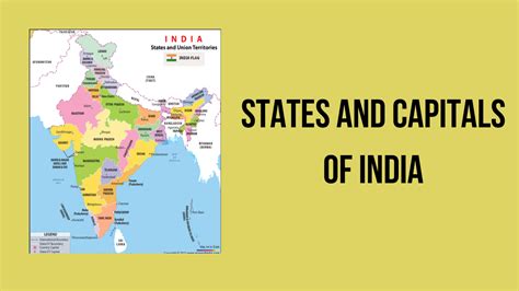 States And Capitals Of India List 2023, 28 States And 8 UT 2023