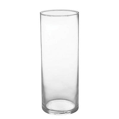10in x 3in Crystal Cylinder Vase - Cylinder Vases | Cylinder vase, Glass cylinder vases, Glass ...